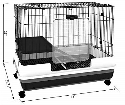 PawHut Metal Rabbit Cage review