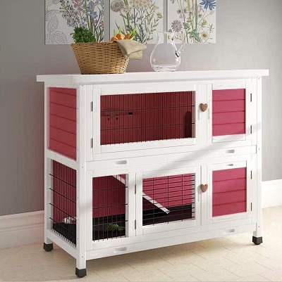 2 story rabbit hutch