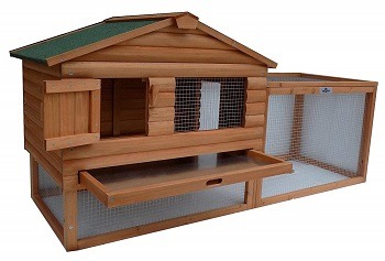 Confidence 62-Inch Rabbit Hutch wooden