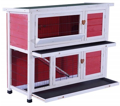 Lovupet 40 2-Story Bunny Rabbit Hutch