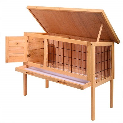 SUNCOO Wooden Rabbit Hutch review