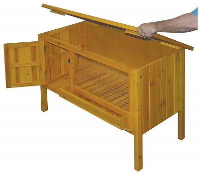 Sportsman PPHUTCH IndoorOutdoor Premium Wood Pet Hutch review