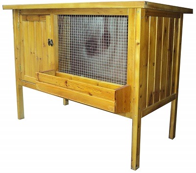 Sportsman PPHUTCH IndoorOutdoor Premium Wood Pet Hutch