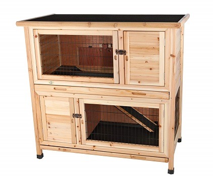 Trixie Natura Insulated Two Story Rabbit Hutch