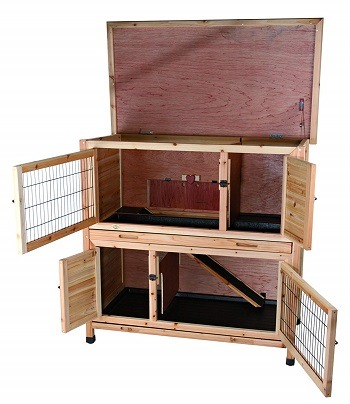 Trixie Natura Two Story Rabbit Hutch