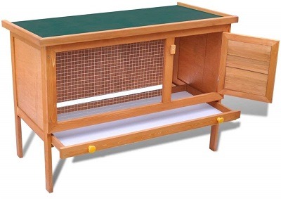 VidaXL 36 Wooden Rabbit Hutch review