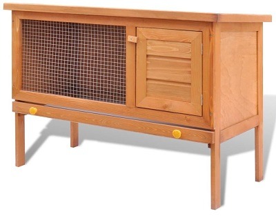 VidaXL 36 Wooden Rabbit Hutch