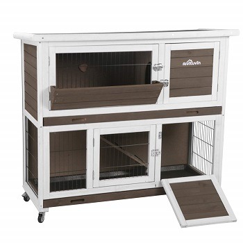 Aivituvin Rabbit Hutch Indoor or Outdoor