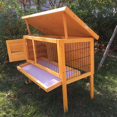 SUNCOO Wooden Rabbit Hutch review