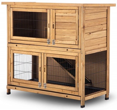 Lovupet Double Tier Indoor Rabbit Cage
