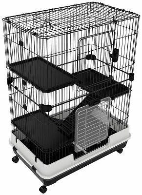 PawHut Multi-Level Rabbit Cage review